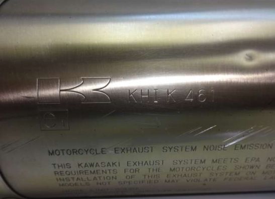 Uitlaat Kawasaki Z 750