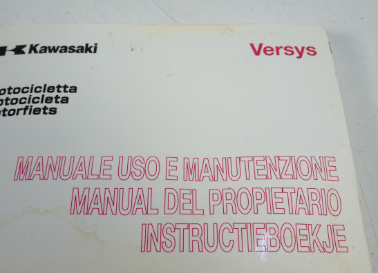 Instructieboekje Kawasaki VERSYS 650