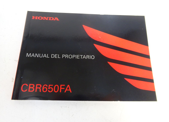 Instructieboekje Honda CBR 650 F