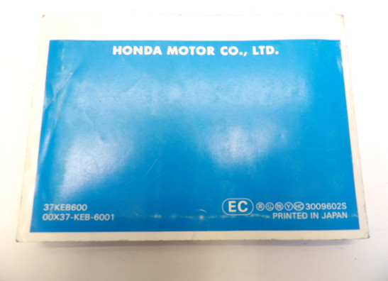 Manuel Honda Overige Honda