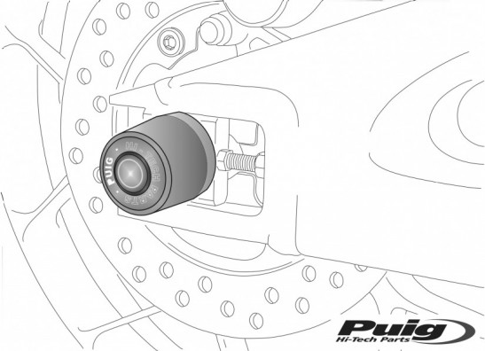 Achteras Suzuki GSX R 750