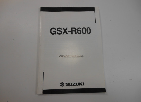 Instructieboekje Suzuki GSX R 600