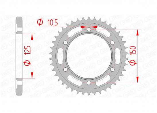 Rear sprocket KTM 1290  Super Adventure
