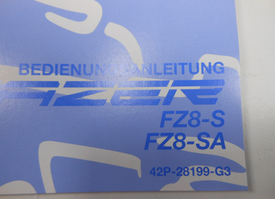 Instructieboekje Yamaha FZ8