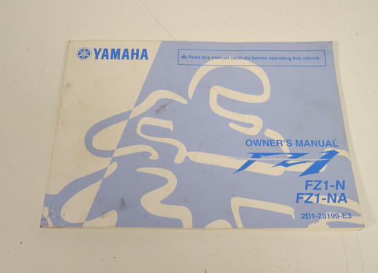 Instructieboekje Yamaha FZ1