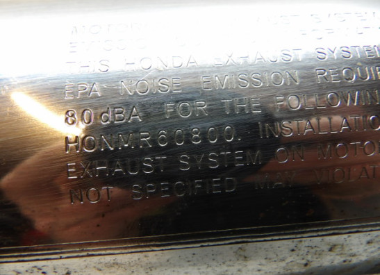 Auspuff Honda VT 800 C Shadow