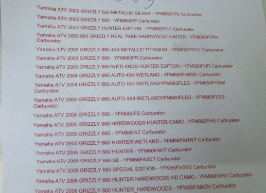 Carburateur onderdelen Kawasaki Overige Kawasaki