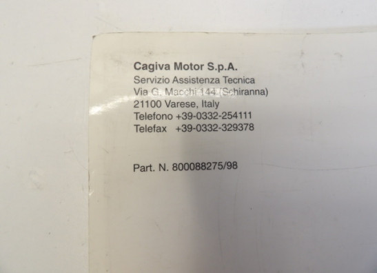 Instructieboekje Cagiva Overig Cagiva