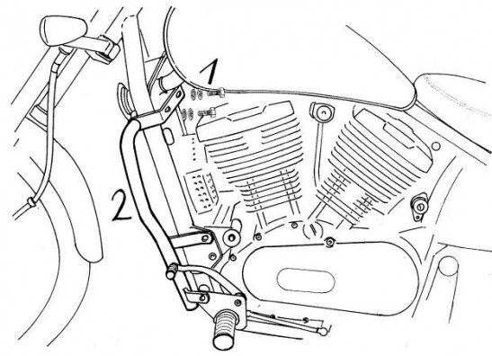Valbeugel Kawasaki VN 800