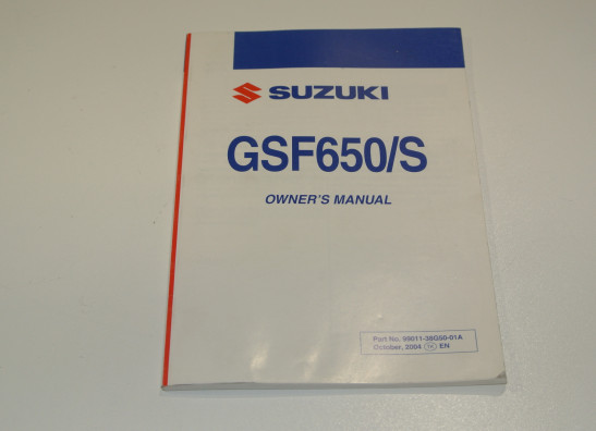 Manuel Suzuki GSF 600 650 Bandit 