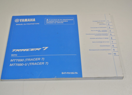 Fahrerhandbuch Yamaha Tracer 700