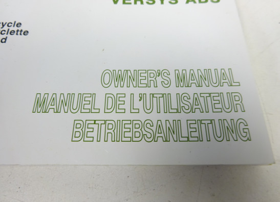 Manuel Kawasaki VERSYS 650