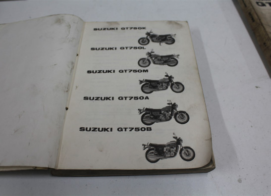 Onderdelenboek Suzuki GT 750