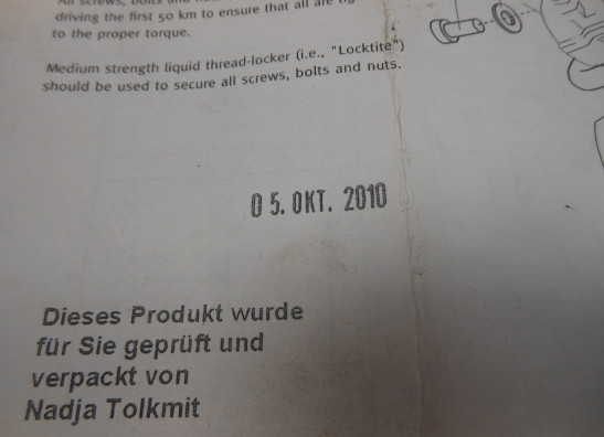 Cowl under Suzuki DL 1000 V STROM