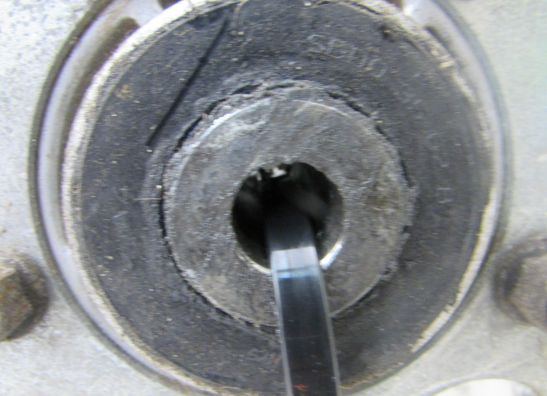 Rear wheel complete Suzuki GSX F 600