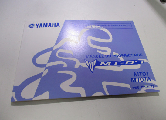 Instructieboekje Yamaha MT 07