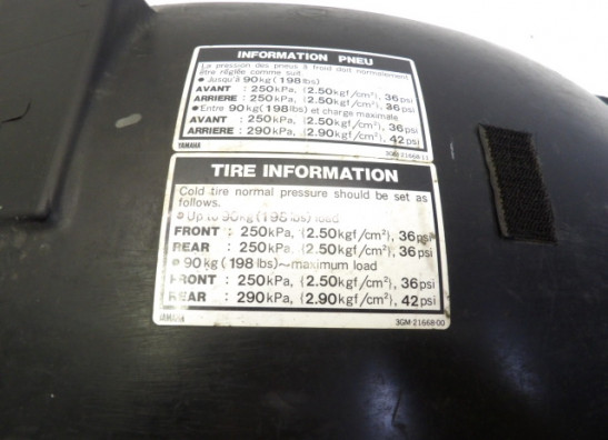 Rear fender Yamaha FZR 1000