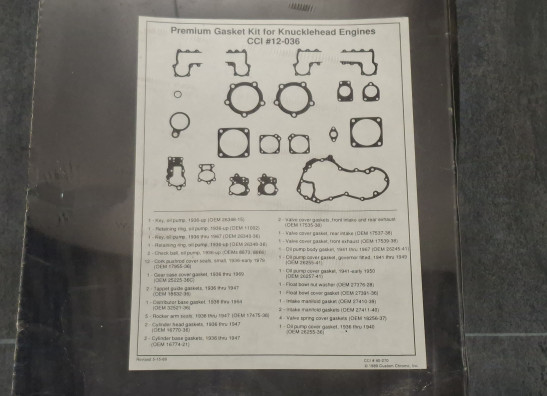 Pakking Harley Davidson Overige Harley Davidson