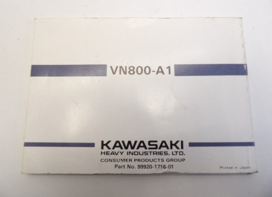 Instructieboekje Kawasaki VN 800