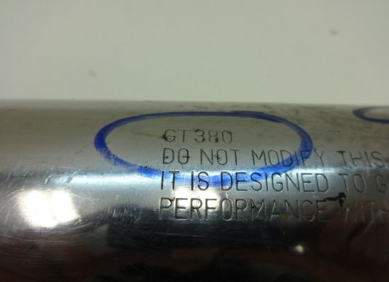 Auspuff Suzuki GT 380