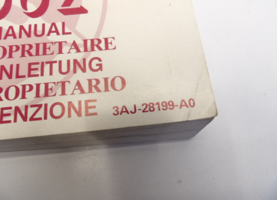 Instructieboekje Yamaha XT