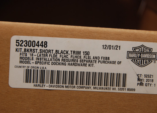 Rugsteun sissybar Harley Davidson Softtail