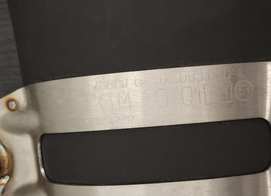 Uitlaat KTM 1290 Super duke