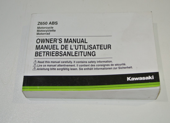 Fahrerhandbuch Kawasaki Z 650