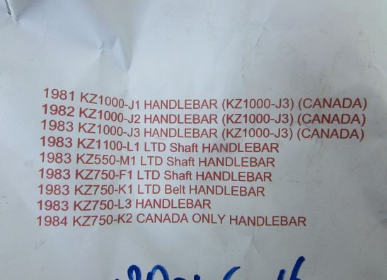 Braking lever Overig Onbekend Unknown