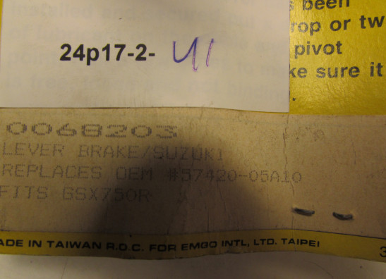 Braking lever Suzuki GSX R 750