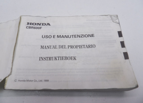 Fahrerhandbuch Honda CBR 600 F