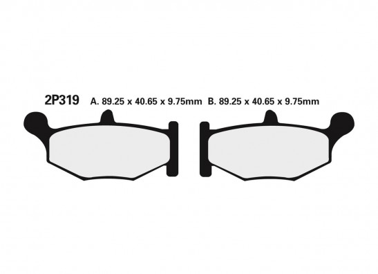 Bremsbeläge hinten Suzuki GSX R 600