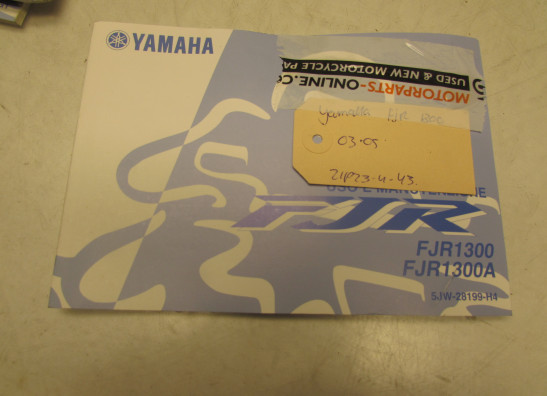 Instructieboekje Yamaha FJR 1300
