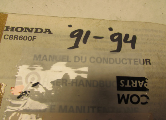 Manuel Honda CBR 600 F
