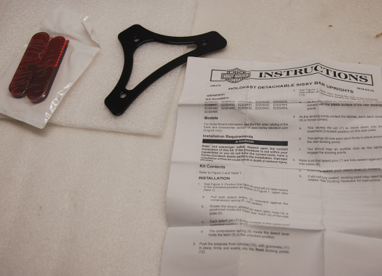 Rugsteun sissybar Harley Davidson Softtail