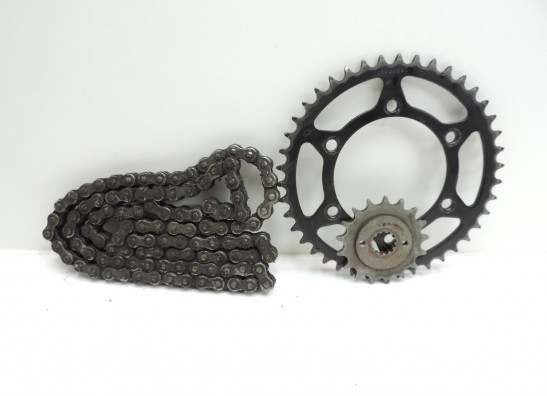 Chain and sprocket kit Kawasaki ER 5 1997-2005