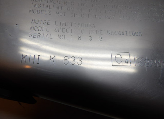 Auspuff Kawasaki Z 1000