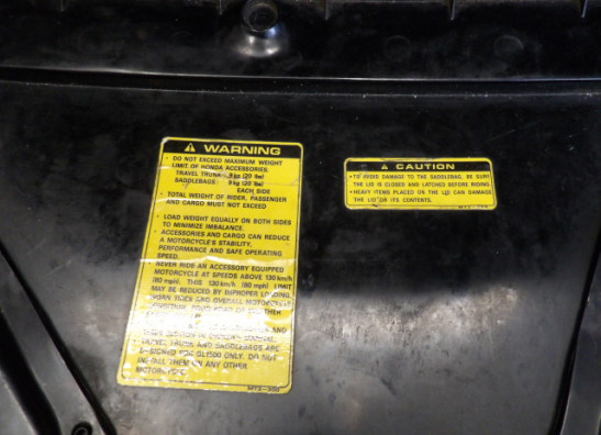 Saddlebag left Honda Goldwing GL