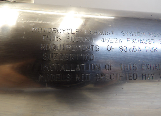 Uitlaat Suzuki GSX R 1100