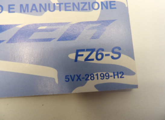 Fahrerhandbuch Yamaha FZ6