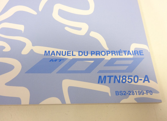 Fahrerhandbuch Yamaha MT 09