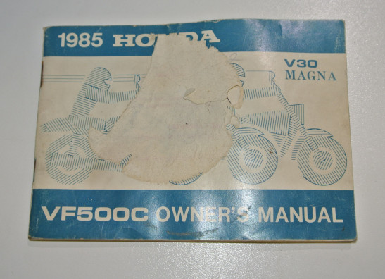 Instructieboekje Honda VF 500 