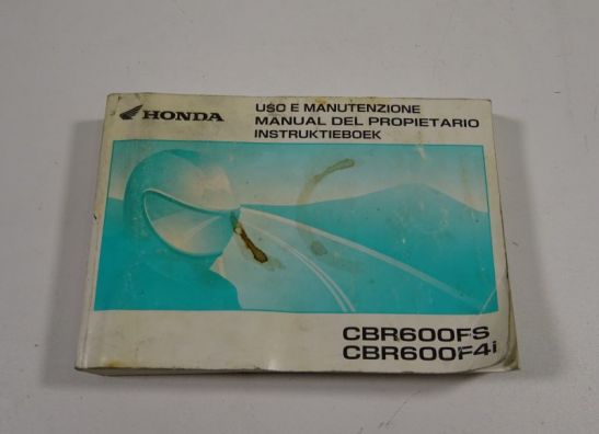 Instructieboekje Honda CBR 600 FS Sport