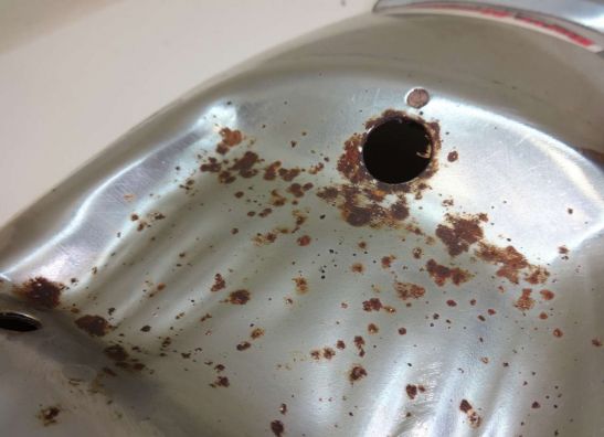 Achterspatbord Honda VF 700  750 C Magna