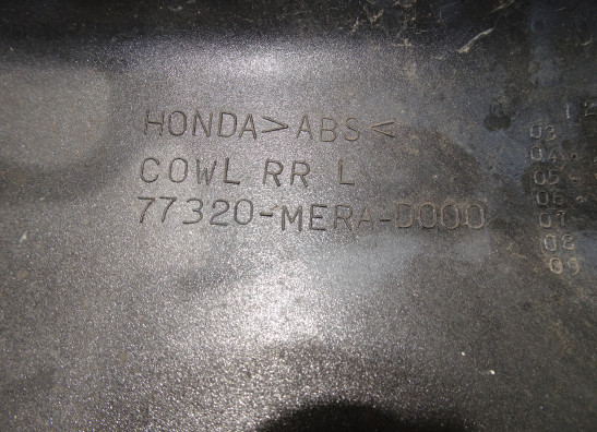 Linker achterkant Honda CBF 500