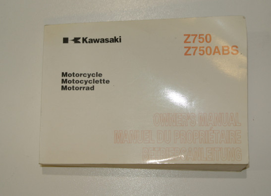 Instructieboekje Kawasaki Z 750