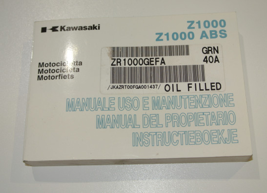 Instructieboekje Kawasaki Z 1000