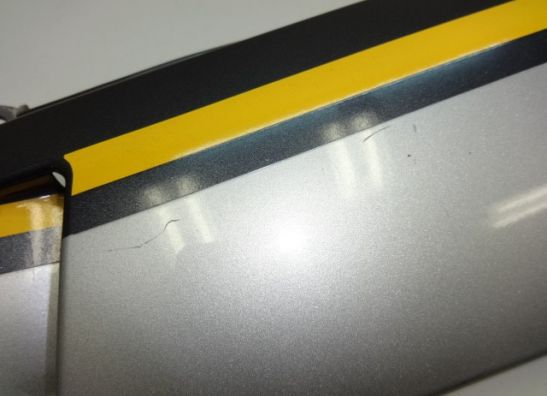 Rechter achterkant Yamaha FZ 750