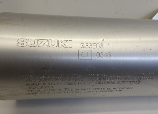 Uitlaat Suzuki GSX R 750