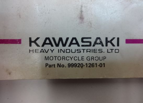 Manuel Kawasaki Z 750